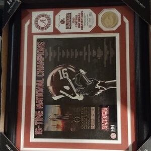 Alabama Crimson Tide 2015 National Champions Plaque